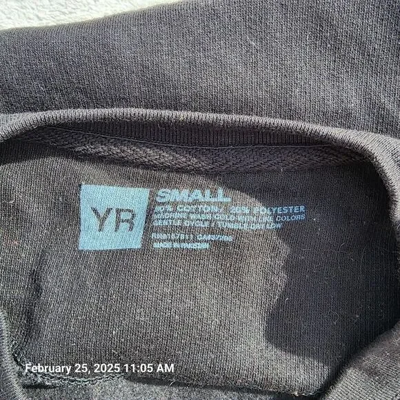 Young & Reckless Small Reckless Los Angeles Graphic Black Red White Sweatshirt - Picture 4 of 7